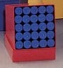 "CellBox-Mini" für 15 ml Röhrchen, 5x5 Fächer, Kartonmaterial