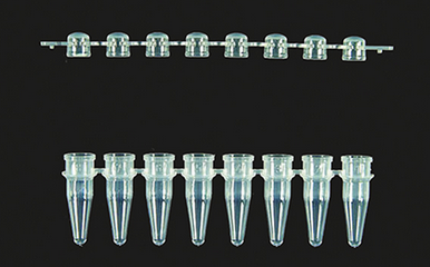 PCR-Reaktionsgefäße (Axygen); 0,2 ml 8er-Strips als Set