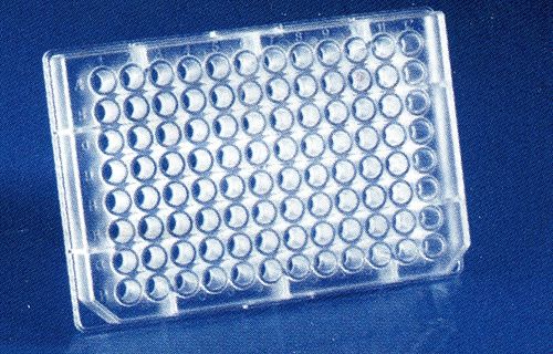 Mikrotiterplatten, 96-well, unbehandelt, produktionsrein, aus Polystyrol
