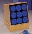 "CellBox-Mini" für 50 ml Röhrchen, 3x3 Fächer, Kartonmaterial