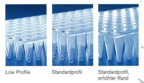 PCR-Mikrotestplatten (Brand), 96-well ohne Rahmen